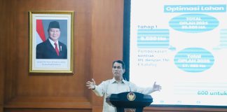 Mentan Amran Minta Kalsel Kebut Cetak Sawah dan Oplah