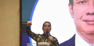 Wakil Ketua Komisi XI DPR RI Fauzi H. Amro memberikan apresiasi kepada Mentan Andi Amran Sulaiman atas capaian produksi beras tertinggi dalam tujuh tahun terakhir.