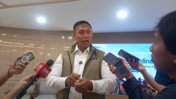 Direktur Utama Perum Bulog, Ahmad Rizal Ramdhani saat ditemui di Jakarta.
