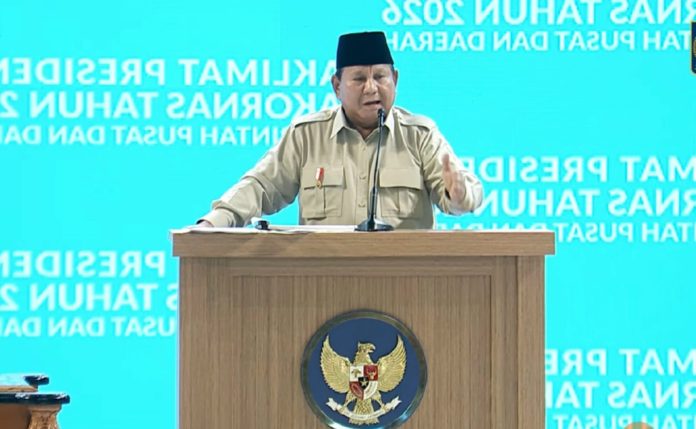 Presiden RI, Prabowo Subianto.
