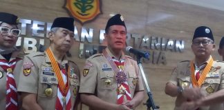Mentan Amran Gandeng Saka Taruna Bumi Tanam Pohon Bernilai Tinggi Menteri Pertanian, Andi Amran Sulaiman
