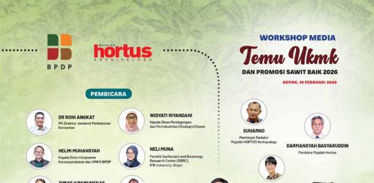 BPDP Bersama Majalah Hortus Gelar Workshop Media, Temu UKMK dan Promosi Sawit Baik 2026