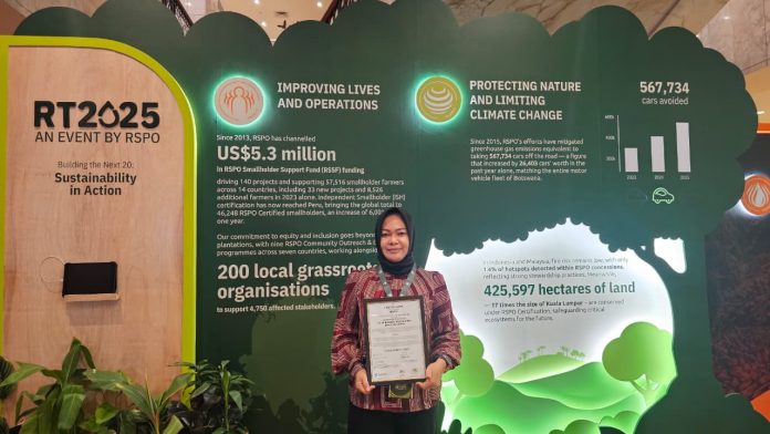 Risniati Tarigan, seorang pedagang TBS.