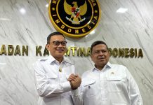 Kepala Badan Karantina Indonesia (Barantin) Abdul Kadir Karding
