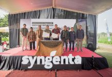 Presiden Direktur Syngenta Indonesia, Eryanto dan CEO TerraBaru, Bruno Wauters