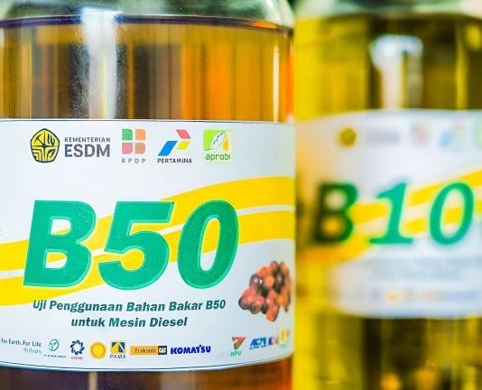 BIO SOLAR B-50 SENJATA EKONOMI, SIAPA YANG UNTUNG ??? sampel bahan bakar Biodiesel 50 Persen (B50)
