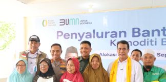 Bapanas-BULOG Salurkan Bantuan Pangan untuk 405.404 Penerima di Sulawesi Tengah Kepala Badan Pangan Nasional Andi Amran Sulaiman bersama Direktur Utama Perum BULOG, Ahmad Rizal Ramdhani.
