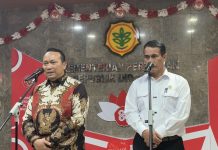 BPK Beri Opini WTP untuk Laporan Keuangan Kementan 2025 Pelaksana Tugas (Plt) Anggota IV BPK, Nyoman Adhi Suryadnyana dan Menteri Pertanian (Mentan), Andi Amran Sulaiman