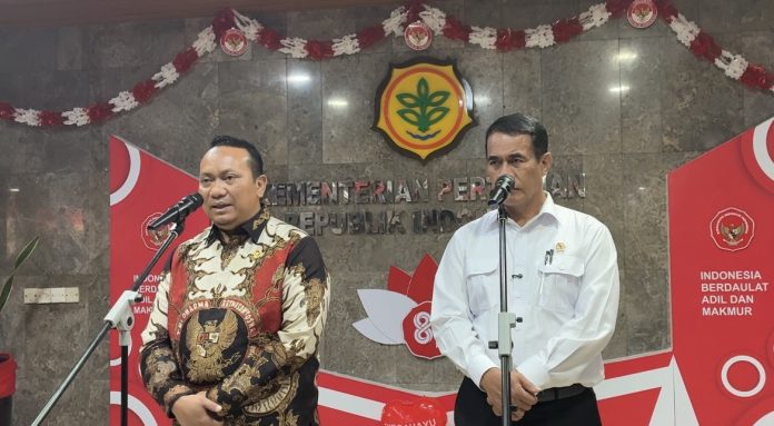 nyoman-adhi-suryadnyana Pelaksana Tugas (Plt) Anggota IV BPK, Nyoman Adhi Suryadnyana dan Menteri Pertanian (Mentan), Andi Amran Sulaiman