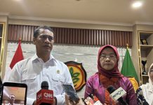 Menteri Pertanian (Mentan), Andi Amran Sulaiman bertemu dengan Ketua Komnas Perempuan Maria Ulfah Anshor