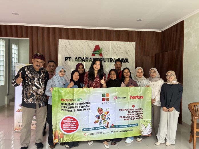 tim majalah hortus bersama perwakilan umkm dan bpdp mengunjungi PT Adarasa